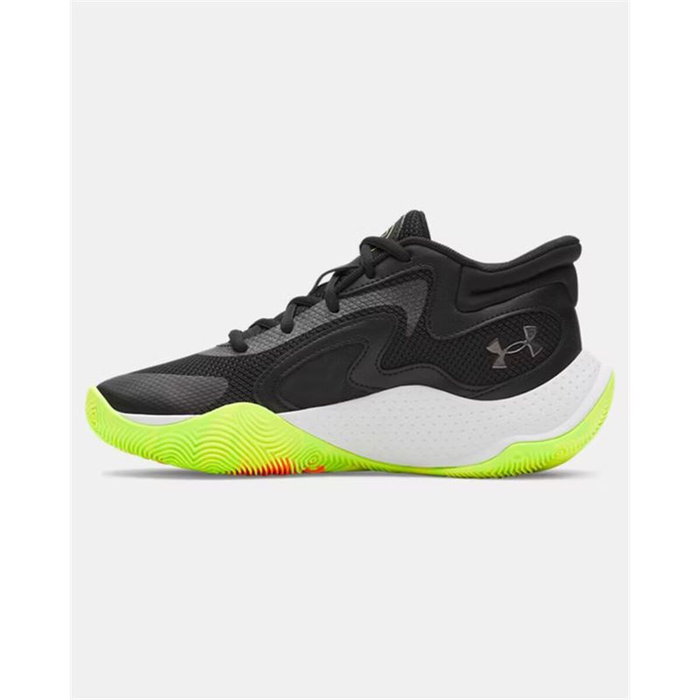 Chaussures de Basket-Ball pour Enfants Under Armour Gs Jet '25 Noir