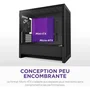 NZXT H3 Flow (CC-H31FB-01) - Boîtier PC moyen-tour Micro-ATX Noir avec excellente aération, support pour grand GPU et radiateur 280 mm