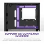 NZXT H3 Flow (CC-H31FB-01) - Boîtier PC moyen-tour Micro-ATX Noir avec excellente aération, support pour grand GPU et radiateur 280 mm