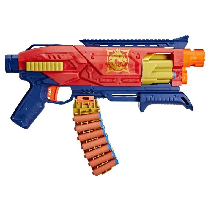 Nerf Loadout Shadowspeed Recon - Blaster avec rangement pour 14 fléchettes Nerf N1 et barillet rotatif 6 fléchettes