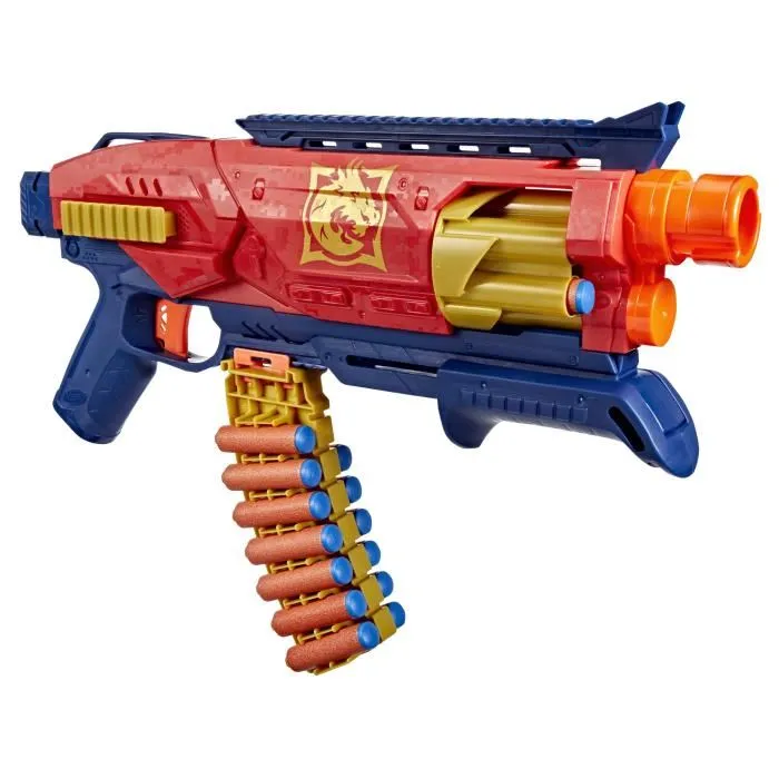 Nerf Loadout Shadowspeed Recon - Blaster avec rangement pour 14 fléchettes Nerf N1 et barillet rotatif 6 fléchettes