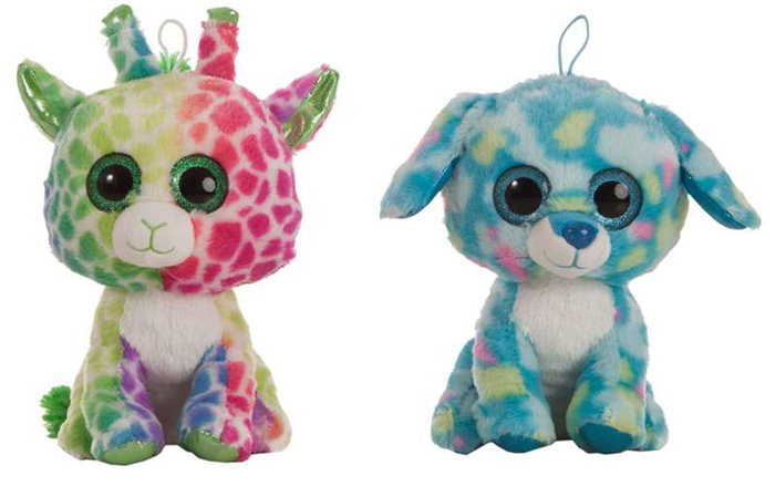 Creaciones Llopis 6 animaux en couleur de 20 cm - Jeu d'éveil en polyester pour enfants dès 36 mois