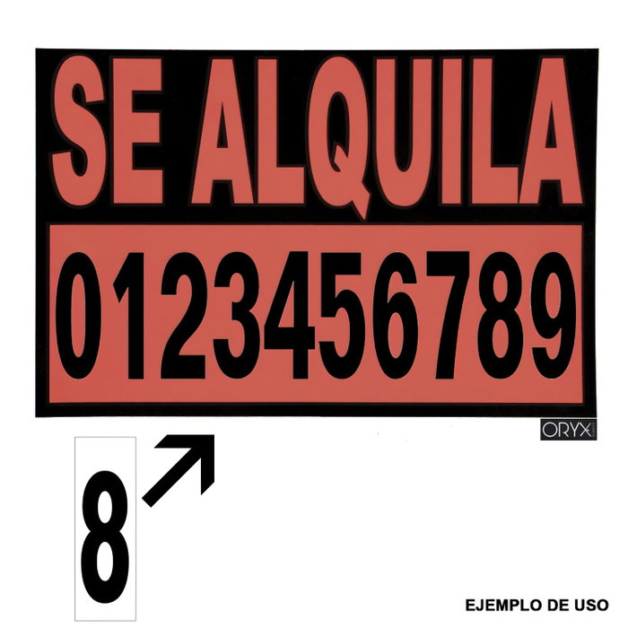 WOLFPACK LINEA PROFESIONAL Numéro adhésif Nº 5, 46x140 mm WOLFPACK LINEA PROFESIONAL Numéro adhésif Nº 5, 46x140 mm