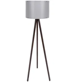 D By M.Red Lampadaire Scandinave Gris et Noyer