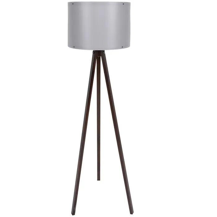 D By M.Red Lampadaire Scandinave Gris et Noyer D By M.Red Lampadaire Scandinave Gris et Noyer