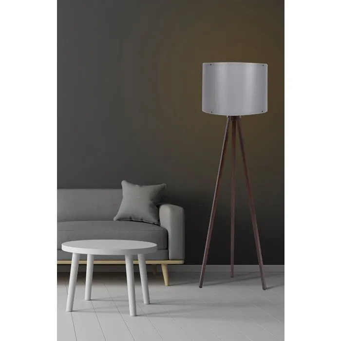 D By M.Red Lampadaire Scandinave Gris et Noyer D By M.Red Lampadaire Scandinave Gris et Noyer