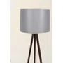 D By M.Red Lampadaire Scandinave Gris et Noyer