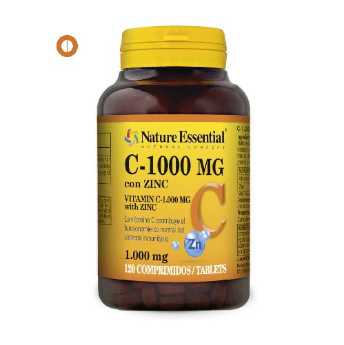 NATURE ESSENTIAL Vitamine C 1000mg+zinc 60 comprimés NATURE ESSENTIAL Vitamine C 1000mg+zinc 60 comprimés