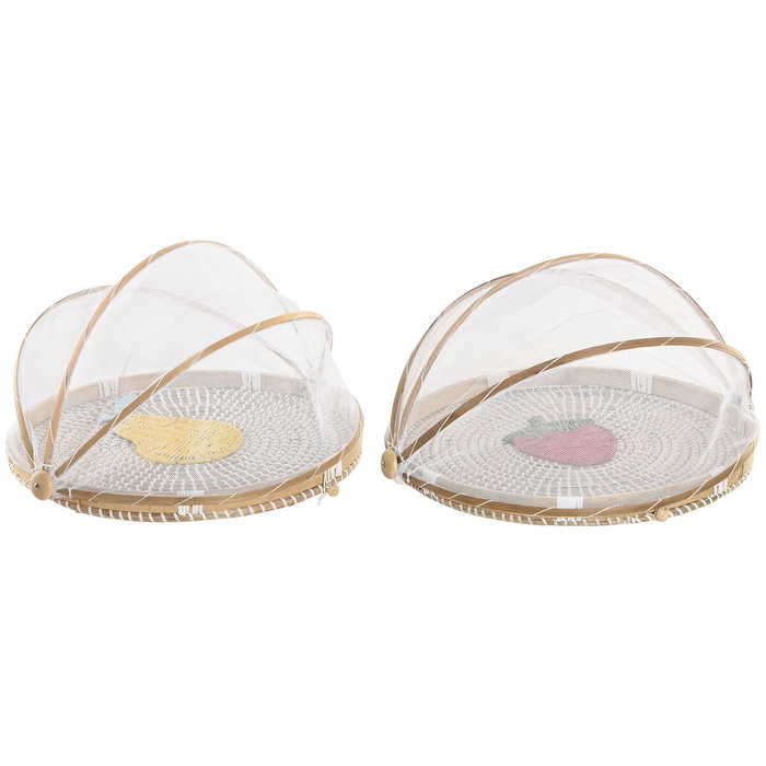 Couvre-vaisselle Home ESPRIT Fibre naturelle 40 x 40 x 24 cm Couvre-vaisselle Home ESPRIT Fibre naturelle 40 x 40 x 24 cm