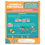Asmodee Jeu de cartes Cochinilla Porterilla - Jeu d'action familial pour enfants dès 4 ans - 52 cartes, 4 cochinilles