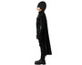 Déguisement Super Héros Noir Enfant 3-4 Ans - Complet avec Capuche, Cape et Ceinture - Polyester