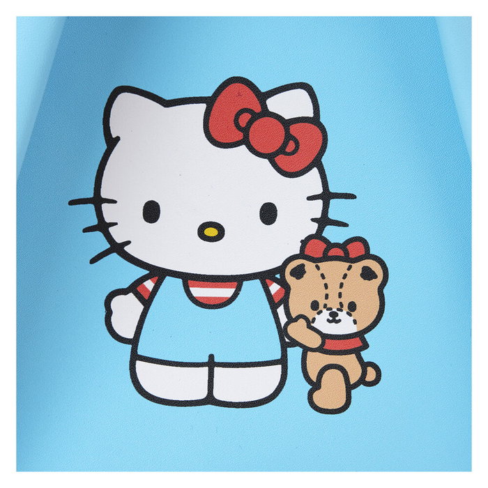 LOUNGEFLY Sac à dos Hello Kitty and Bear 26 cm en cuir vegan avec bretelles réglables, intérieur assorti et détails décoratifs
