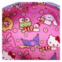 LOUNGEFLY Sac à dos Hello Kitty and Bear 26 cm en cuir vegan avec bretelles réglables, intérieur assorti et détails décoratifs