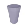 Elho Pot de fleurs Loft Urban Rond Violet Hauteur 35 cm Extérieur Diamètre 33,5 cm x H 45 cm 100% Recyclé avec Réservoir d'Eau
