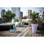 Elho Pot de fleurs Loft Urban Rond Violet - 34 x 33,5 x 45 cm