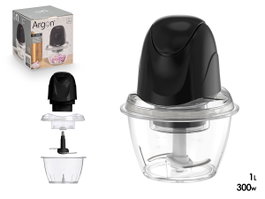 ARGON Hachoir Automatique Noir 1L 300W