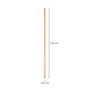 WOLFPACK LINEA PROFESIONAL Manche en bois pour balai avec filetage espanso 1200 x Ø 28 mm