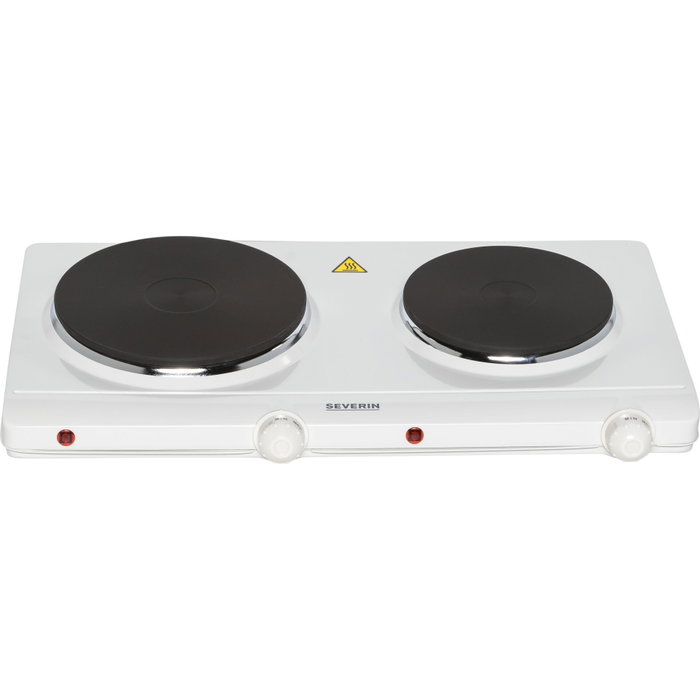 Severin DK 1042 Réchaud de table double blanc
