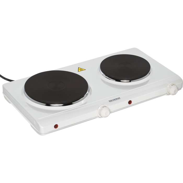 Severin DK 1042 Réchaud de table double blanc