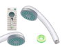 Berilo Téléphone de douche argenté simple en plastique 6x18x6 cm (Set de 12)