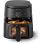 Philips Airfryer NA220 - Friteuse sans huile 4.2L - Série 2000 - 1500W - 13 modes de cuisson - Noir - Interface numérique avec fenêtre et 9 programmes