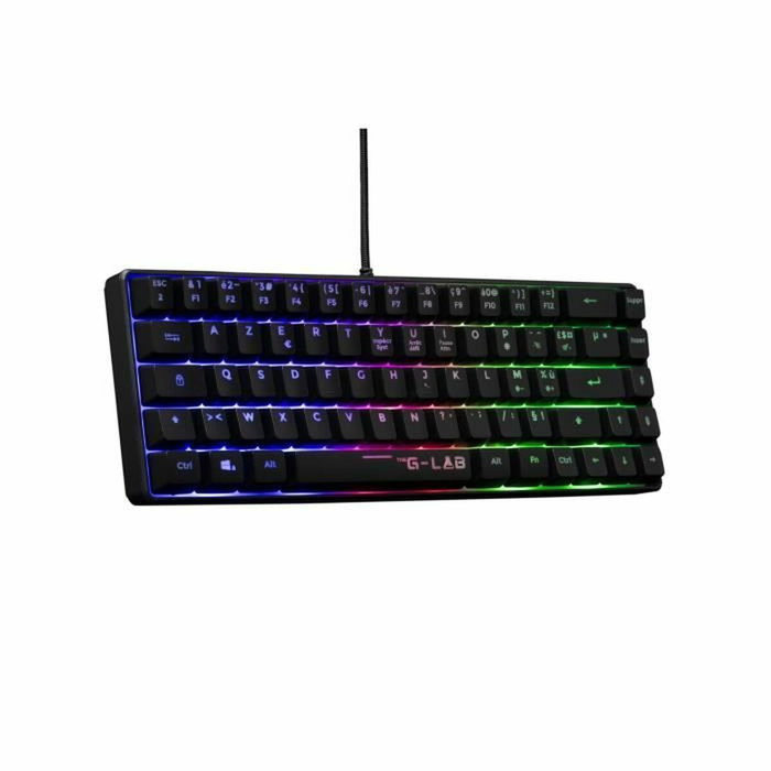 The G-Lab KEYZ HYDROGEN Clavier Gamer Compact 60% Noir