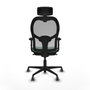 Piqueras y Crespo Chaise de Bureau 2D036G2 Vert émeraude