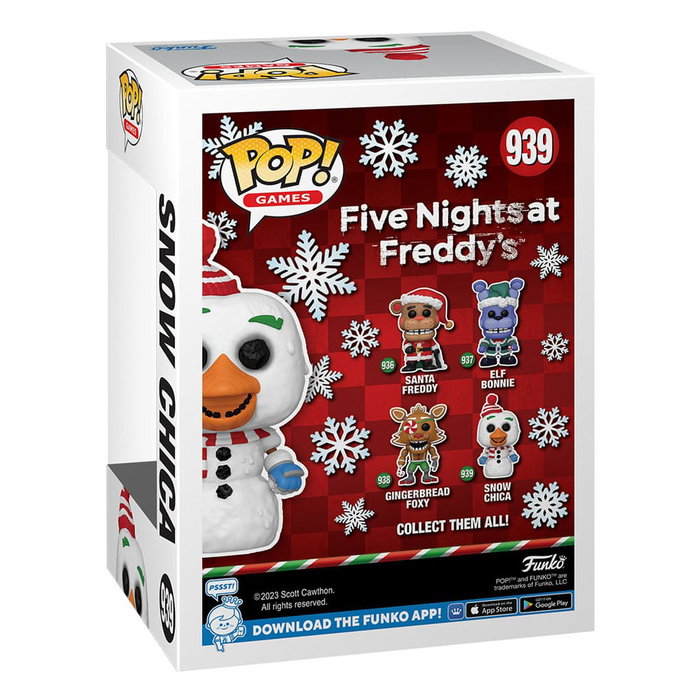 FUNKO Figura POP Five Nights at Freddy's Holiday Snow Chica FUNKO Figura POP Five Nights at Freddy's Holiday Snow Chica