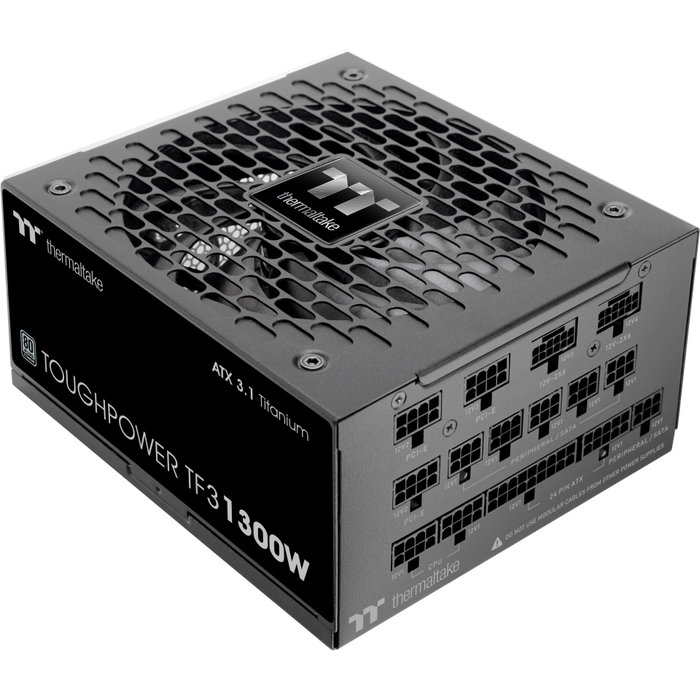 Thermaltake Toughpower TF3 1300W, PCIe 5.1 Ready, Noir Thermaltake Toughpower TF3 1300W, PCIe 5.1 Ready, Noir