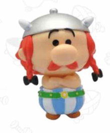 Plastoy Figurine Obelix 5 cm Chibi Asterix & Obelix