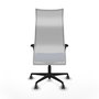 Piqueras y Crespo Chaise de Bureau Albacete Bleu marine et Blanc