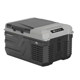 EZA Glacière électrique portable Blizz-E One 9 - 9 litres - Compresseur - Plage -20°C à +20°C - Alimentation 12V/24V (câble inclus) et 220V - Polypropylène - Noir/Gris