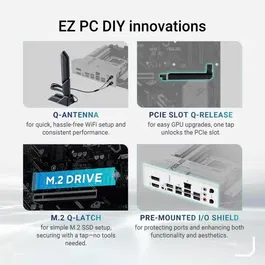 ASUS Carte mère PRIME Z890-P Socket LGA1851 Chipset Z890 PCIe 5.0 RGB pour passionnés de gaming et professionnels