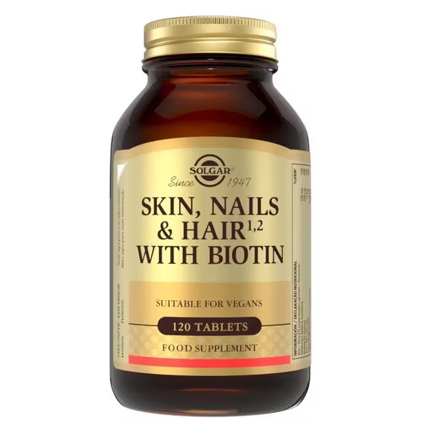 SOLGAR Hair Skin Nails 120 comprimés SOLGAR Hair Skin Nails 120 comprimés