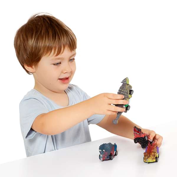 Molto Beast Wheels - Véhicule rétrofriction animal - 15,5 cm - Modèle assorti
