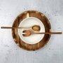 Home Deco Factory Ensemble de 2 couverts de service en acacia COCOONING
