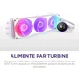 NZXT Kraken Elite 420 RGB RL-KR42E-W2 Watercooling AIO - Écran 2.72, RGB personnalisable, ventilateurs RGB - Blanc