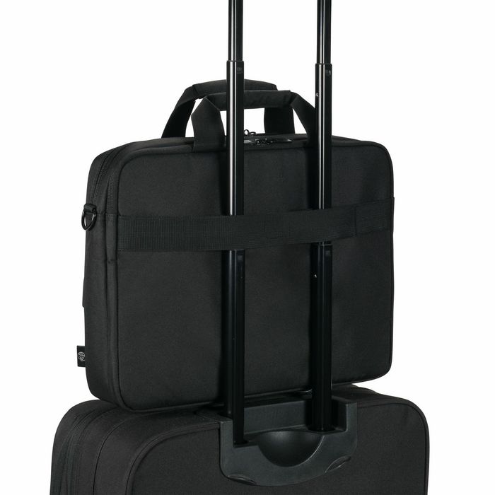 Dicota CORE Sacoche Ordinateur Écologique 13-14.1" Eco Top Traveller avec Protection RFID, GPS et HDF, Fabriqué en rPET Recyclé