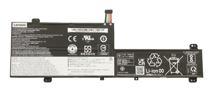 Lenovo Batterie rechargeable Li-ion L19C3PD6 52.5Wh 11.52V 3 cellules pour ordinateurs portables ThinkPad Lenovo Batterie rechargeable Li-ion L19C3PD6 52.5Wh 11.52V 3 cellules pour ordinateurs portables ThinkPad