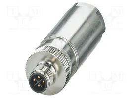 PHOENIX CONTACT Connecteur M12 mâle 4 broches droit industriel IP65 690V