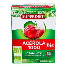 SUPERDIET ACEROLA BIO 1000 24 comprimés à mâcher