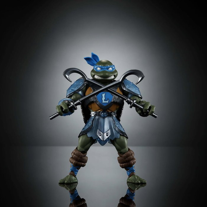 Mattel MOTU x TMNT: Turtles of Grayskull figurine Leonardo 14 cm