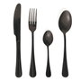Quid Set 24 Couverts de Table en Acier Inoxydable Modèle Celebrart Finition Brillant 26 cm