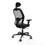Piqueras y Crespo Chaise de Bureau Jorquera 2D036G1 Noir