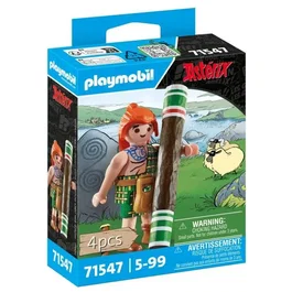 Playmobil 71547 - Figurine Astérix, Personnage Mac Oloch avec Accessoires, Jouet pour Enfant Dès 5 Ans