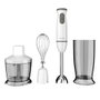 Aiwa ABL-800P Batteur à main Kenkiri 800 Plus 600 W 2 vitesses Turbo avec pic broyeur 500 ml inox