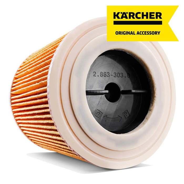 Kärcher Filtre cartouche KFI 3310 pour aspiration sèche et humide Kärcher Filtre cartouche KFI 3310 pour aspiration sèche et humide
