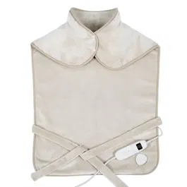 Livoo DOS218C Coussin chauffant dos et cervicales - 100 W - 60 x 90 cm - Flanelle - 9 niveaux de chaleur - Lavable machine 30°C