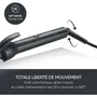 Severin LG 0822 Fer à Boucler Céramique 25 mm avec Technologie Ionique - 3 Températures (160/190/210 °C) - 1600 W - Câble Rotatif 360° - Noir