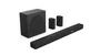 Hisense AX5100Q - Barre de son 5.1.2 canaux avec Dolby Atmos, DTS:X, caisson de basses et enceintes arrière sans fil, 340W, connexion HDMI ARC et Bluetooth